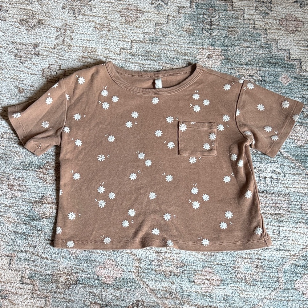 Boxy Sunburst Organic Cotton Top